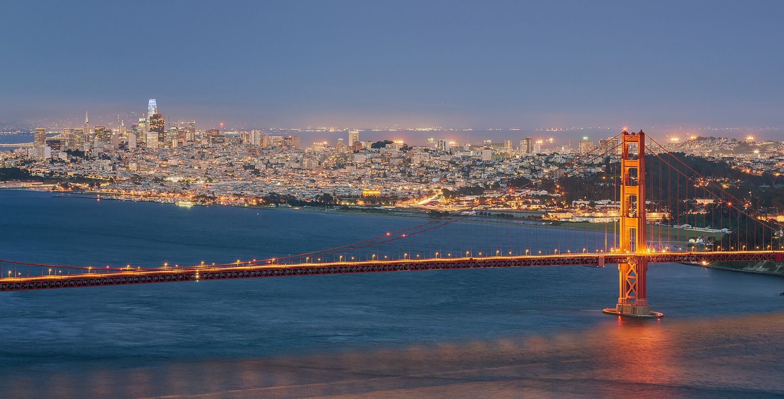 San Francisco at blue hour