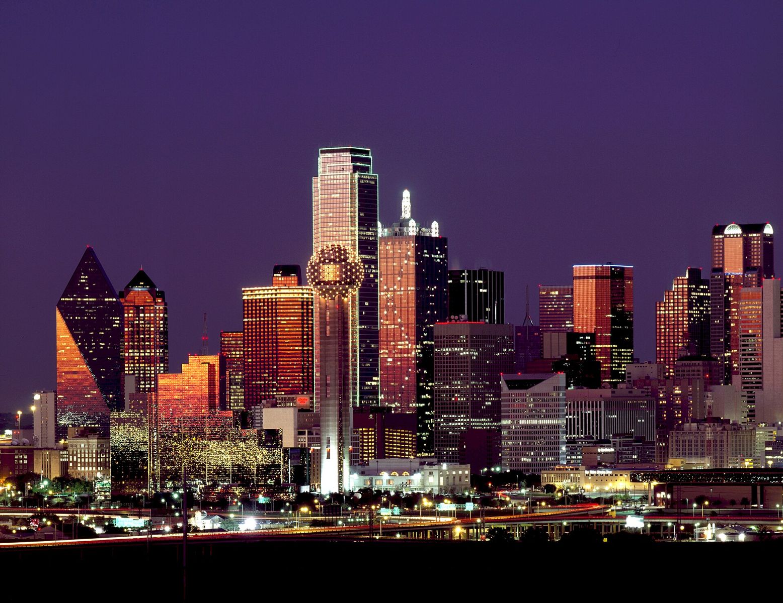 Dallas at night